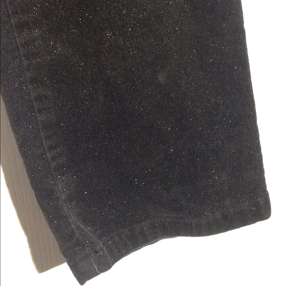 FINAL MARKDOWN Girl's Children's Place Sparkly Black corduroy Jeans 6